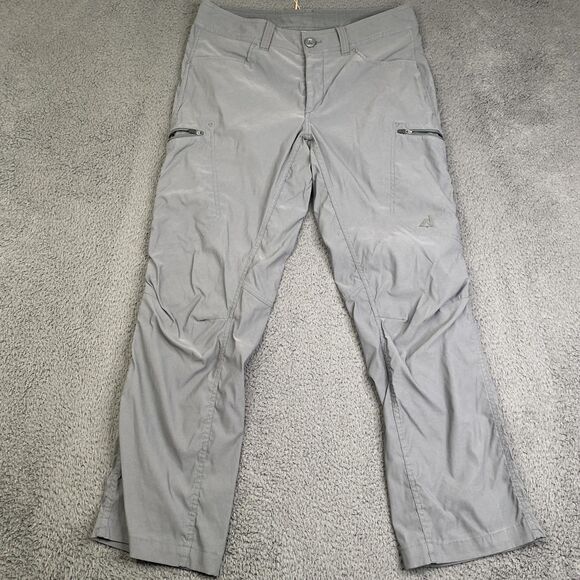 Eddie Bauer Pants Mens 34x30 Guide Pro Nylon Stretch Hiking Outdoor Zip Pockets - Picture 1 of 11